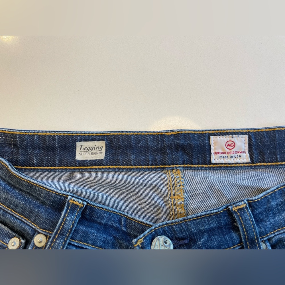 Stonewashed Blue Skinny Jeans - Picture 4 of 6